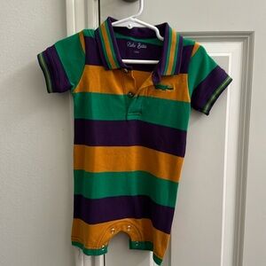 18M Mardi Gras romper